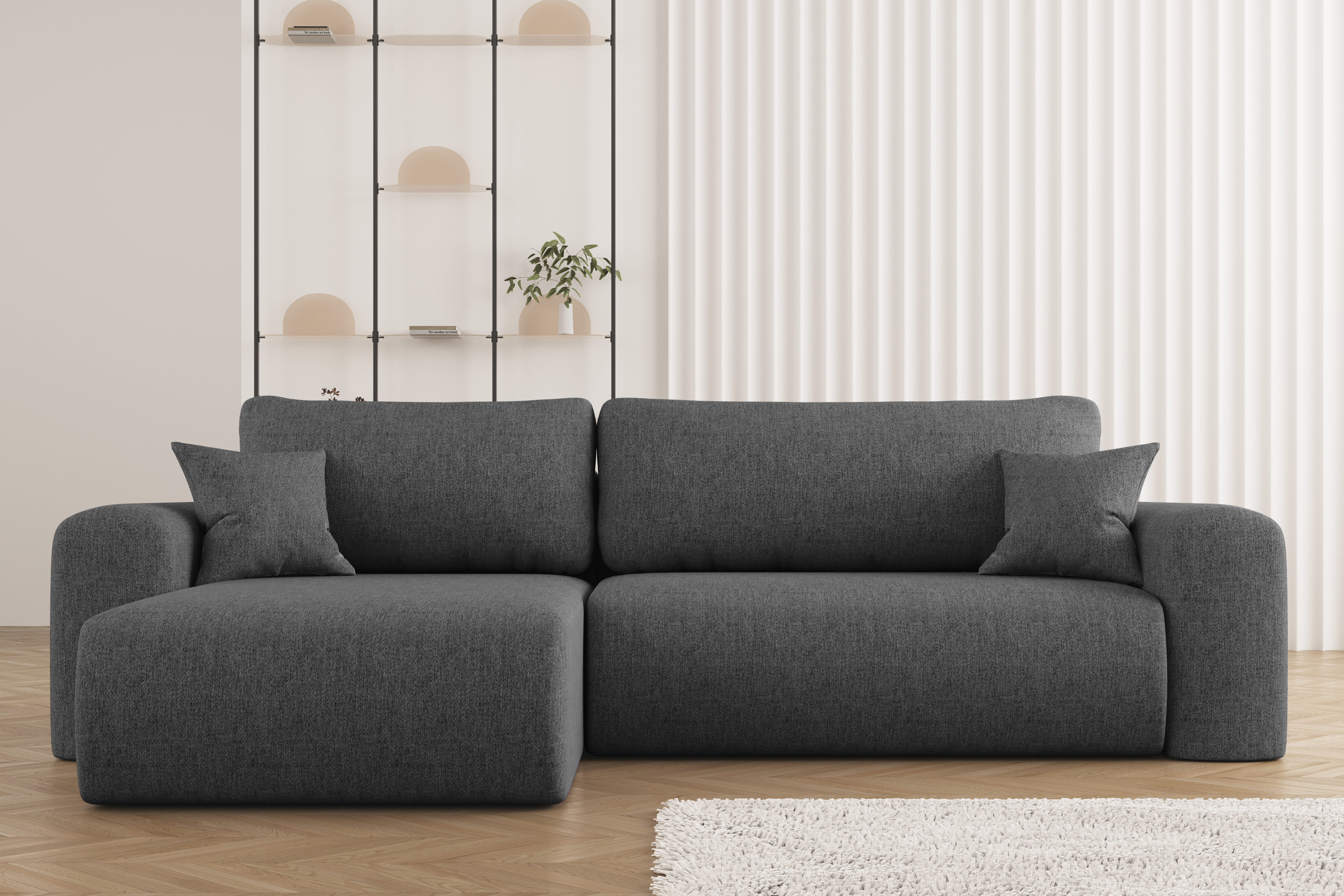 Capri L Ecksofa Neve Stoff 90